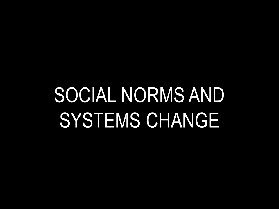 Social Norms and Systems Change: Final Performance Report | MarketShare ...